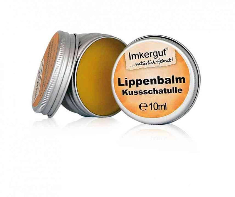 Lippenbalm mit Bienenwachs 10 ml Dose "Kussschatulle"