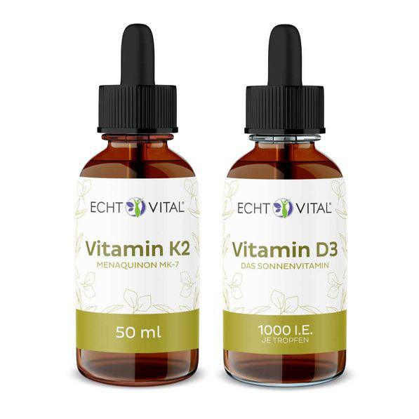 Echt Vital Vitamin K2 + D3 Liquid Starterpaket
