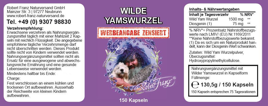 Mexican Wild Yam – Wilde Yamswurzel - bever-naturversand