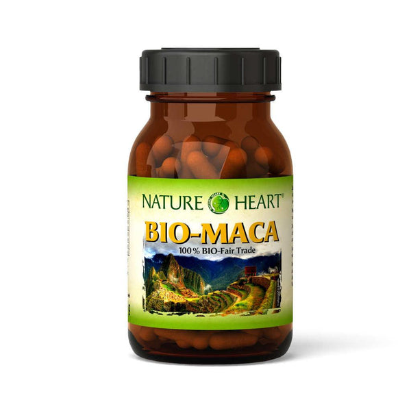 NATURE HEART Bio Maca - 1 Glas mit 90 Kapseln