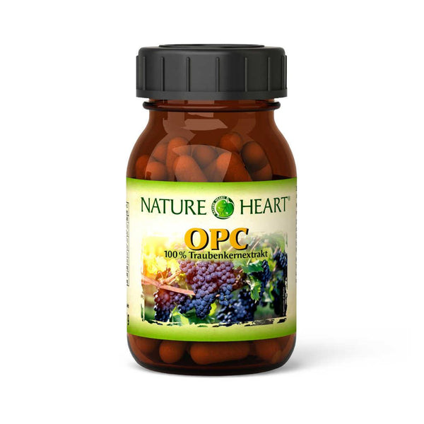 NATURE HEART OPC - 1 Glas mit 60 Kapseln - bever-naturversand