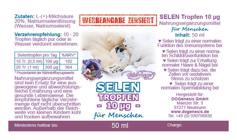 SELEN Tropfen 50 ml von Robert Franz - bever-naturversand