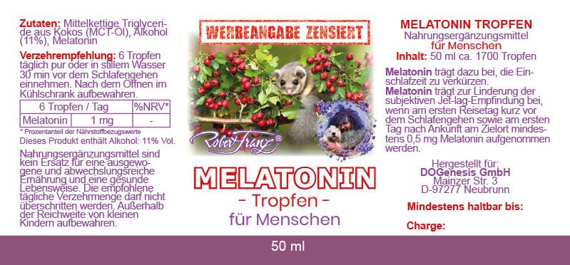 Melatonin – Tropfen von Robert Franz - bever-naturversand